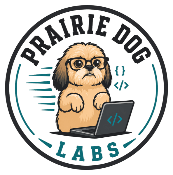 Prairie Dog Labs circular badge